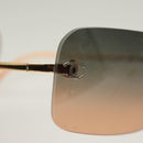 CHANEL Sunglasses plastic Brown CC Auth SW924-6