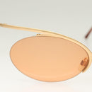 CHANEL Sunglasses metal Orange CC Auth SW927-4