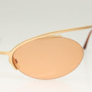 CHANEL Sunglasses metal Orange CC Auth SW927-5