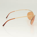 CHANEL Sunglasses metal Orange CC Auth SW927-6