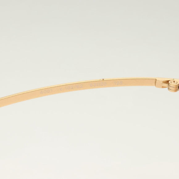 CHANEL Sunglasses metal Orange CC Auth SW927