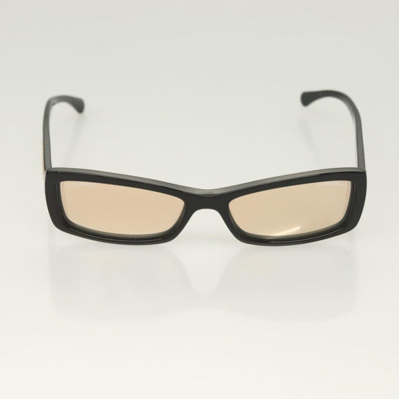 CHANEL Sunglasses plastic Black CC Auth SW928V