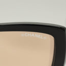 CHANEL Sunglasses plastic Black CC Auth SW928V-6