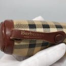Burberrys Nova Check Golf Ball Case PVC set Beige Auth SW938-8