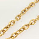 GIVENCHY Heart Necklace metal Gold Auth SW944-14