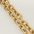 GIVENCHY Heart Necklace metal Gold Auth SW944-6