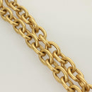 GIVENCHY Heart Necklace metal Gold Auth SW944-8