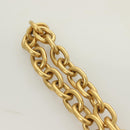 GIVENCHY Heart Necklace metal Gold Auth SW944-9