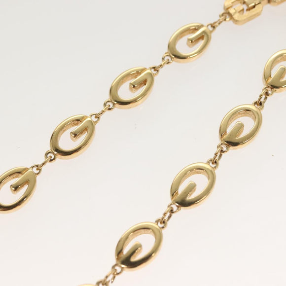 GIVENCHY Necklace metal Gold Auth SW945