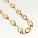 GIVENCHY Necklace metal Gold Auth SW945-3