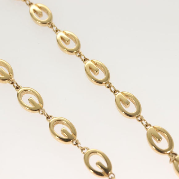 GIVENCHY Necklace metal Gold Auth SW945