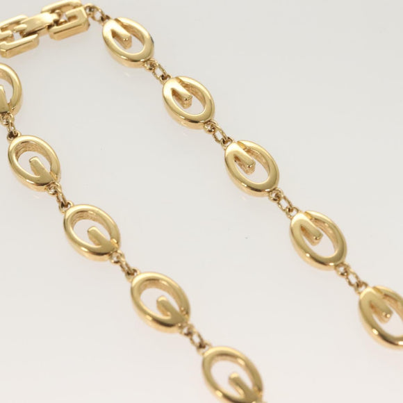 GIVENCHY Necklace metal Gold Auth SW945