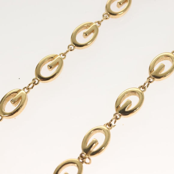 GIVENCHY Necklace metal Gold Auth SW945