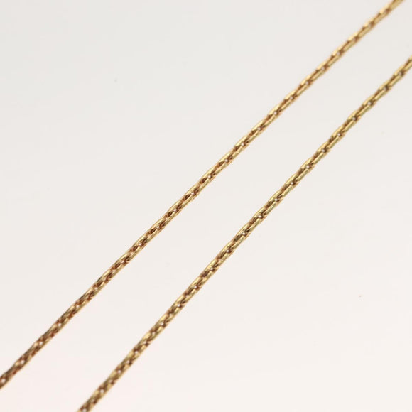 Christian Dior Necklace metal Gold Auth SW947