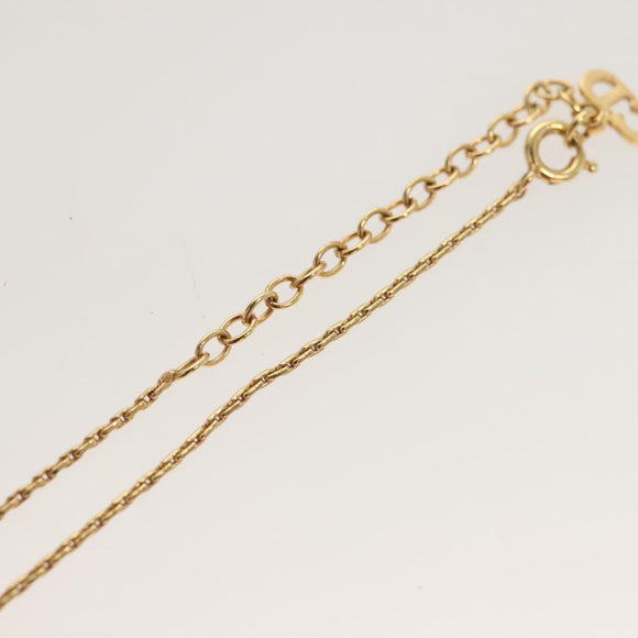 Christian Dior Necklace metal Gold Auth SW947