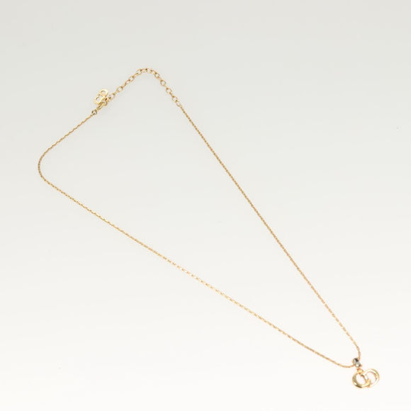 Christian Dior Necklace metal Gold Auth SW947