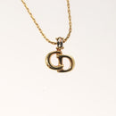 Christian Dior Necklace metal Gold Auth SW947-3