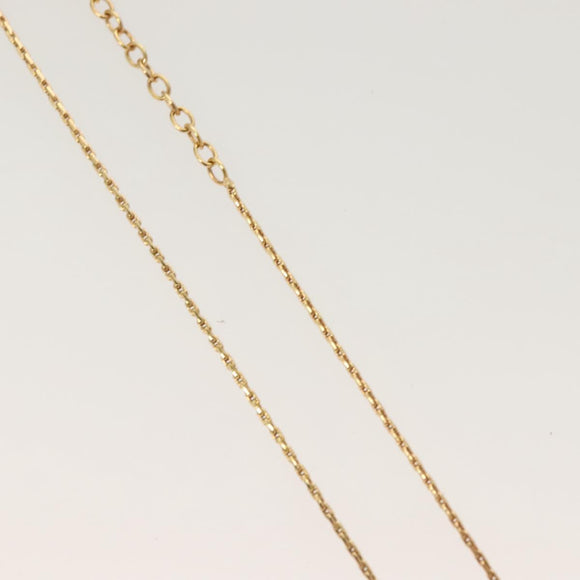 Christian Dior Necklace metal Gold Auth SW947