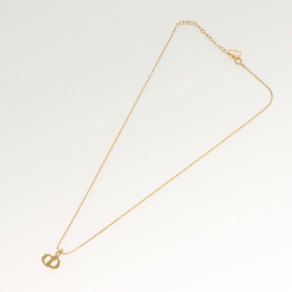 Christian Dior Necklace metal Gold Auth SW947