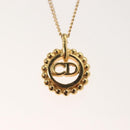 Christian Dior Necklace metal Gold Auth SW953-3