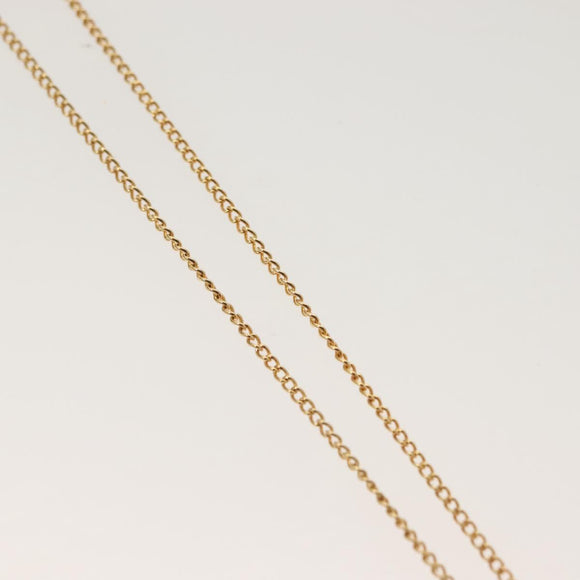 Christian Dior Necklace metal Gold Auth SW953