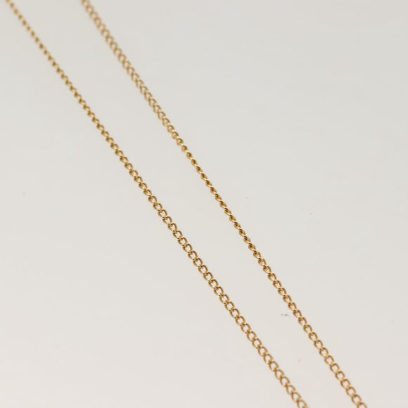 Christian Dior Necklace metal Gold Auth SW953