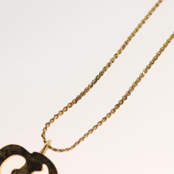 Christian Dior Necklace metal Gold Auth SW954