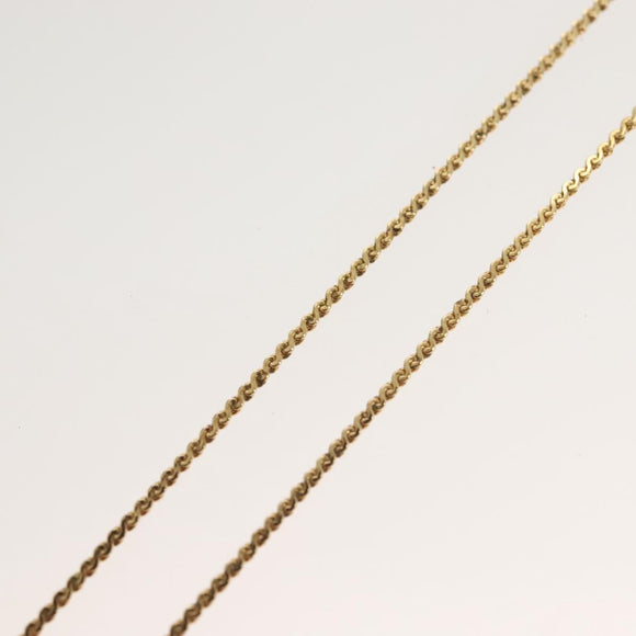 Christian Dior Necklace metal Gold Auth SW954