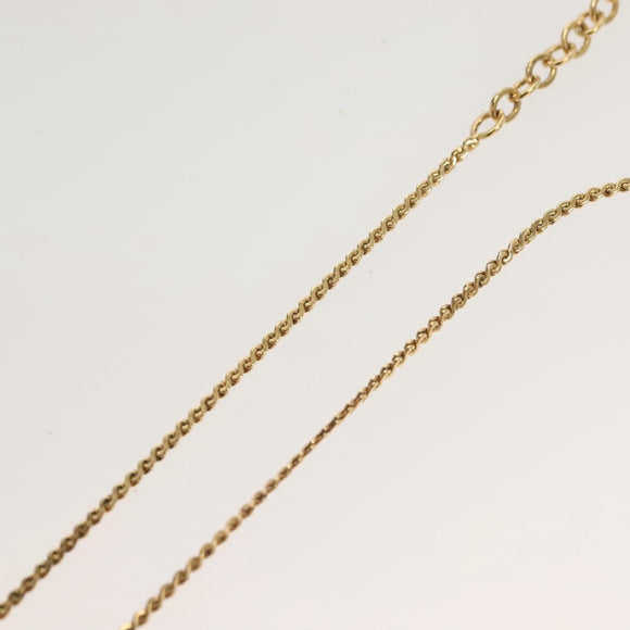 Christian Dior Necklace metal Gold Auth SW954