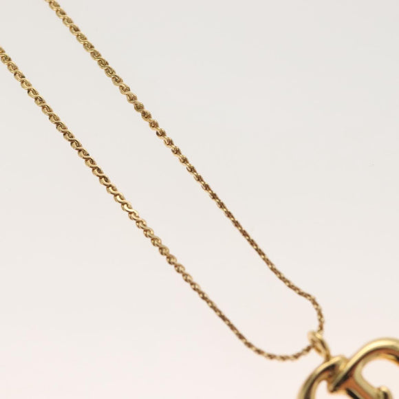 Christian Dior Necklace metal Gold Auth SW954