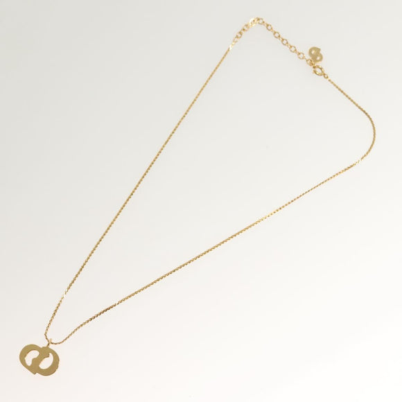 Christian Dior Necklace metal Gold Auth SW954
