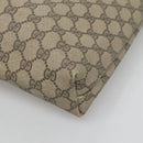 GUCCI GG Supreme Web Sherry Line Tote Bag PVC Beige Red Green Auth SW957-8