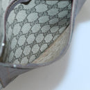 GUCCI GG Supreme Web Sherry Line Tote Bag PVC Beige Red Green Auth SW957-11