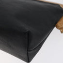 GUCCI Shoulder Bag Leather Black Auth SW966-10