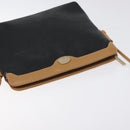 GUCCI Shoulder Bag Leather Black Auth SW966-6