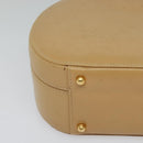 GUCCI Hand Bag Leather 2way Beige Gold 000 781 0235 Auth SW973-10