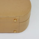 GUCCI Hand Bag Leather 2way Beige Gold 000 781 0235 Auth SW973-11