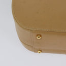 GUCCI Hand Bag Leather 2way Beige Gold 000 781 0235 Auth SW973-12