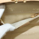 GUCCI Hand Bag Leather 2way Beige Gold 000 781 0235 Auth SW973-18