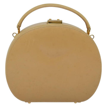 GUCCI Hand Bag Leather 2way Beige Gold 000 781 0235 Auth SW973 - 0