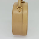 GUCCI Hand Bag Leather 2way Beige Gold 000 781 0235 Auth SW973-4