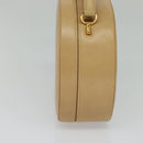 GUCCI Hand Bag Leather 2way Beige Gold 000 781 0235 Auth SW973-5