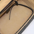GUCCI Bamboo Hand Bag Leather Black Gold 013 122 2491 Auth SW974-18