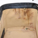 GUCCI Bamboo Hand Bag Leather Black Gold 013 122 2491 Auth SW974-20