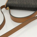 Christian Dior Honeycomb Canvas Hand Bag PVC 2way Black Gold Auth SW977-7