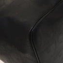 Christian Dior Trotter Canvas Boston Bag Black Gold Auth SW984-15
