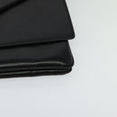 LOEWE Shoulder Bag Leather Black Gold Auth SW994-15