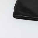 LOEWE Shoulder Bag Leather Black Gold Auth SW994-16