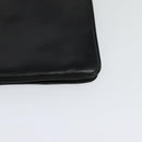 LOEWE Shoulder Bag Leather Black Gold Auth SW994-17