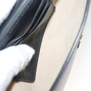 Chloe Fay Shoulder Bag Leather Suede Navy Gold Auth SW999-11